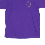 GILDAN Mens T-Shirt Purple Crew Neck L