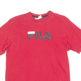 FILA Mens T-Shirt Red Crew Neck M