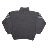 SUN CITY Mens Sweatshirt Grey High Neck L