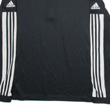 ADIDAS Aubonne FC Mens Sweatshirt Black 1/4 Zip XL