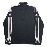 ADIDAS Aubonne FC Mens Sweatshirt Black 1/4 Zip XL
