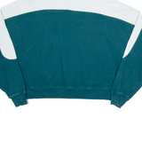 REEBOK Crop Womens Sweatshirt Green High Neck XL