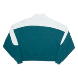 REEBOK Crop Womens Sweatshirt Green High Neck XL