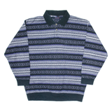 NICK TAYLOR Mens Sweatshirt Grey V-Neck L