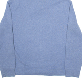 POLO RALPH LAUREN Mens Sweatshirt Blue Button Neck M
