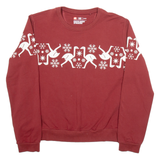 ENGELBERT STRAUSS Womens Sweatshirt Maroon M