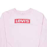 LEVI'S Womens Sweatshirt Pink L