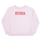 LEVI'S Womens Sweatshirt Pink L