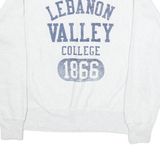 CHAMPION Lebanon VAlley College Mens Sweatshirt Grey USA S