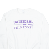 CHAMPION Cathedral Field Hockey Mens Sweatshirt White USA L