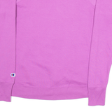 CHAMPION Womens Sweatshirt Purple S