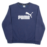PUMA Mens Sweatshirt Blue XS