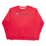 CHAMPION Mens Sweatshirt Red L