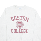 CHAMPION Boston College Mens Sweatshirt Grey USA S