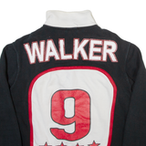 CLIP OUT California Mens Track Jacket Black USA Colourblock L