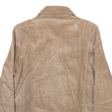 DANNIMAC Womens Corduroy Jacket Beige Canvas S