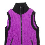 CALVIN KLEIN Womens Quilted Gilet Pink S
