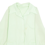 Womens Jacket Green Gingham M