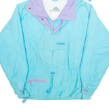 TENSON Womens Pullover Coat Blue Hooded L