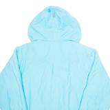 TENSON Womens Pullover Coat Blue Hooded L