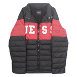 GUESS Mens Puffer Coat Black S
