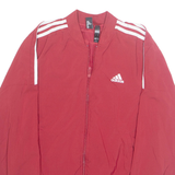 ADIDAS Mesh Lined Mens Track Jacket Red M