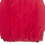 ADIDAS Mesh Lined Mens Track Jacket Red L