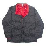 TOMMY HILFIGER Mens Puffer Coat Black M