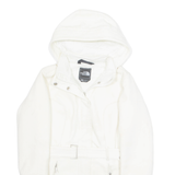 THE NORTH FACE Womens Jacket White Hooded XS
