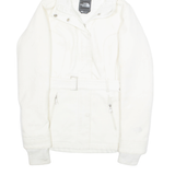 THE NORTH FACE Womens Jacket White Hooded XS