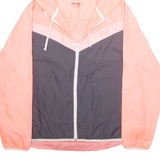 FILA Mesh Lined Womens Rain Jacket Pink Hooded XL