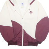 WINDLESS Mens Jacket White Nylon USA Hooded L