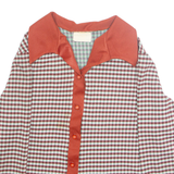 Womens Blazer Jacket Red Check M