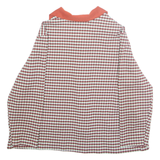 Womens Blazer Jacket Red Check M