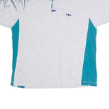 FILA Mens Polo Shirt Grey L