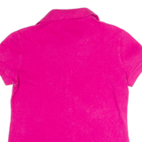 LACOSTE Womens Polo Shirt Pink XS