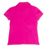 LACOSTE Womens Polo Shirt Pink XS