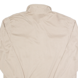 RODGER KENT Mens Polo Shirt Beige Long Sleeve 2XL