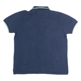 Mens Polo Shirt Blue M