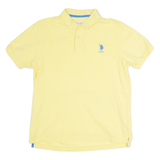 U.S. POLO ASSN Mens Polo Shirt Yellow L