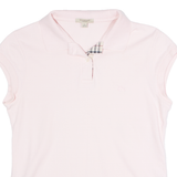 BURBERRY Womens Polo Shirt Pink L