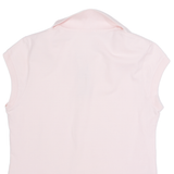 BURBERRY Womens Polo Shirt Pink L