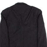 LUZERN Mens Blazer Jacket Black Striped M