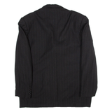 LUZERN Mens Blazer Jacket Black Striped M