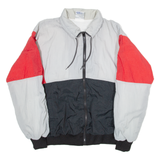 PACER SPORTSWEAR Womens Shell Jacket Grey Nylon 90s L