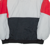 PACER SPORTSWEAR Womens Shell Jacket Grey Nylon 90s L