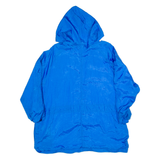 AVAIT Womens Shell Jacket Blue Nylon Hooded 2XL