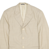 STUDIO 0001 BY FERRE Womens Blazer Jacket Beige M