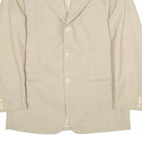 STUDIO 0001 BY FERRE Womens Blazer Jacket Beige M