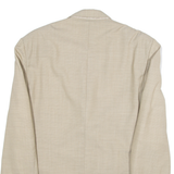 STUDIO 0001 BY FERRE Womens Blazer Jacket Beige M